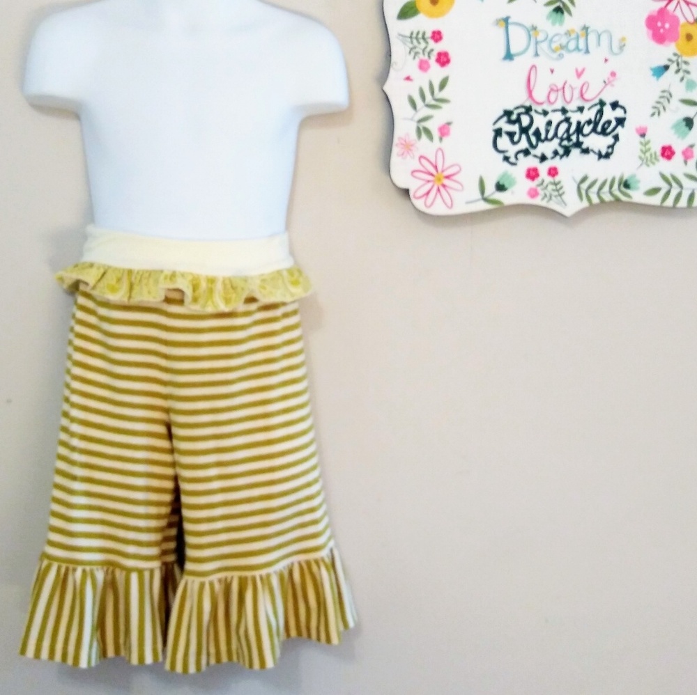Persnickety Emerald Pine Bell Pants